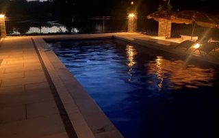 outdoor relaxation inground pool
