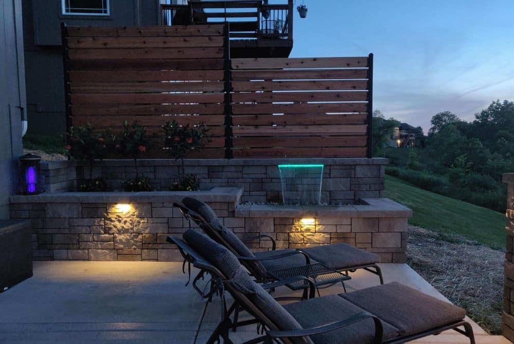 privacy screen outdoor area